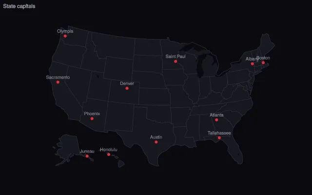 Map: United States