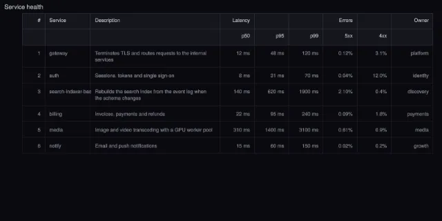 Table: wide, with column widths